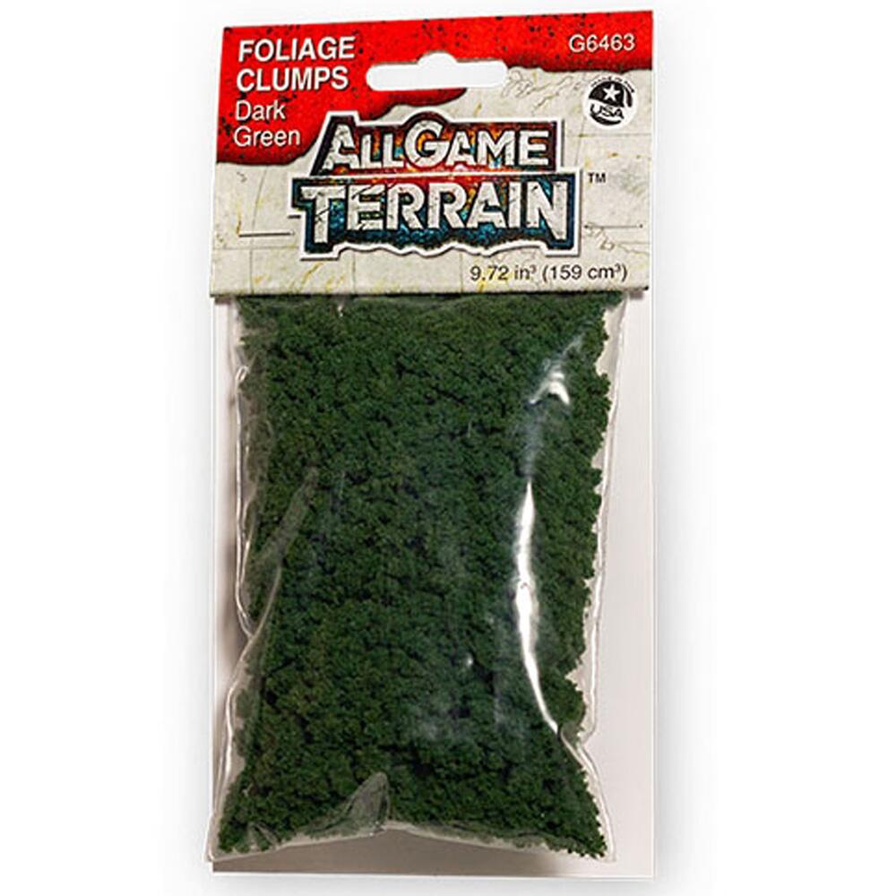 All Game Terrain Foliage Clumps Wargaming Decorative Scenery Dark Green 159cm³ G6463
