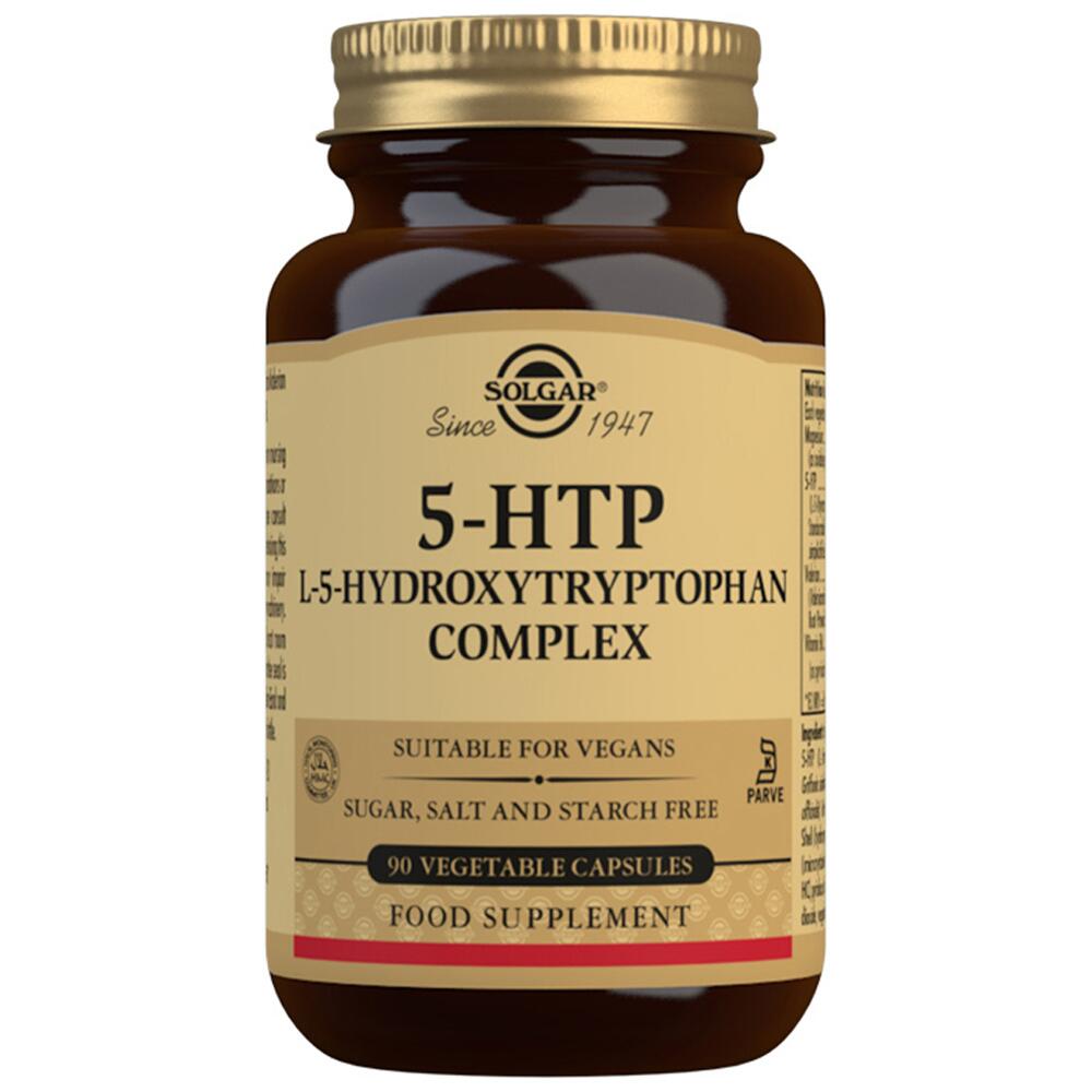 Solgar 5-HTP L-5-Hydroxytryptophan Complex 90 Vegetable CAPSULES SOLE1453