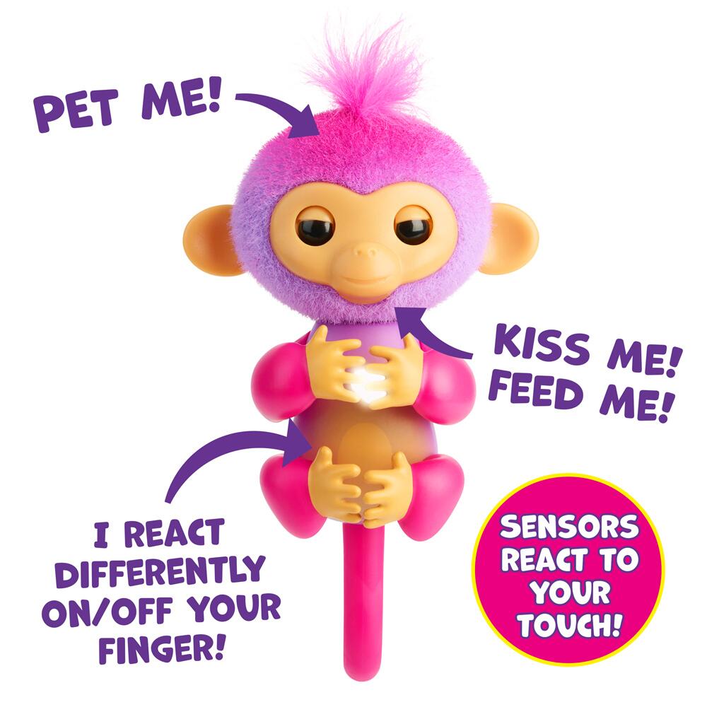 Fingerlings plush monkey sales with sound