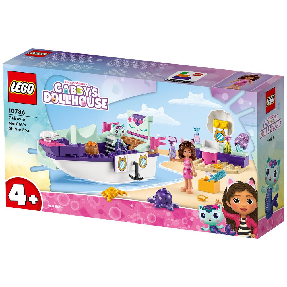 LEGO Gabby's Dollhouse Gabby & MerCat's Ship & Spa Building Set 10786 10786
