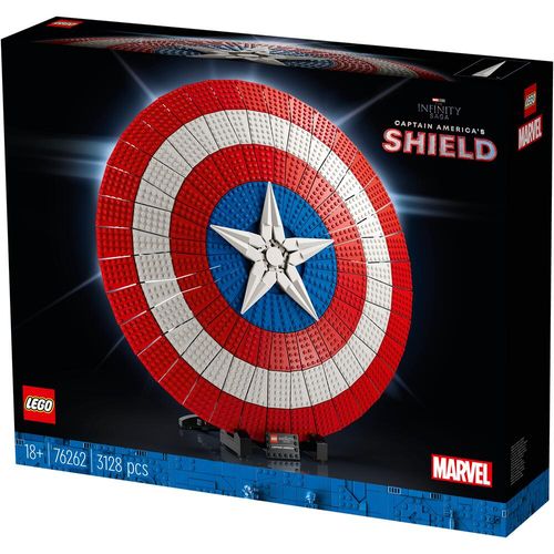 LEGO Marvel Captain America's Shield 3128 Piece Building Set 76262 76262