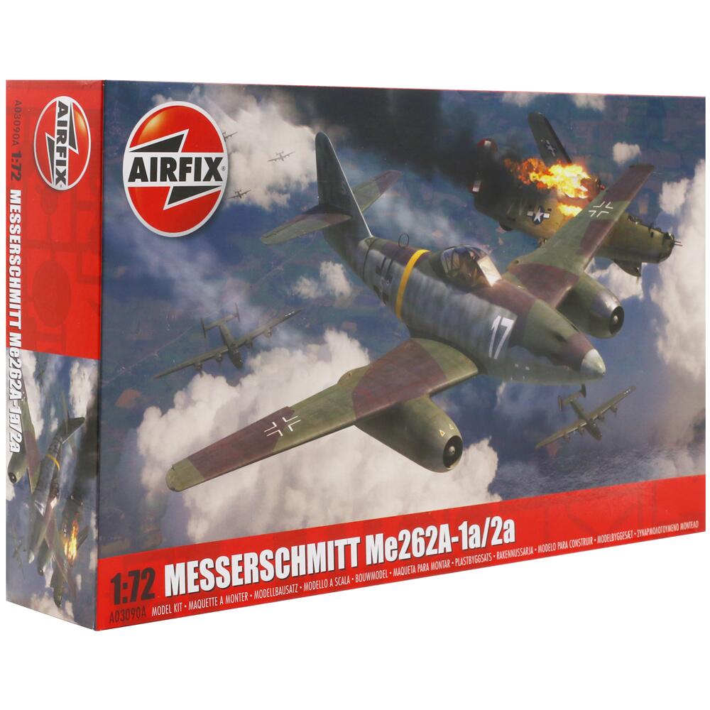 Airfix Messerschmitt Me262A-1a/2a Military Model Kit Scale 1/72 A03090A
