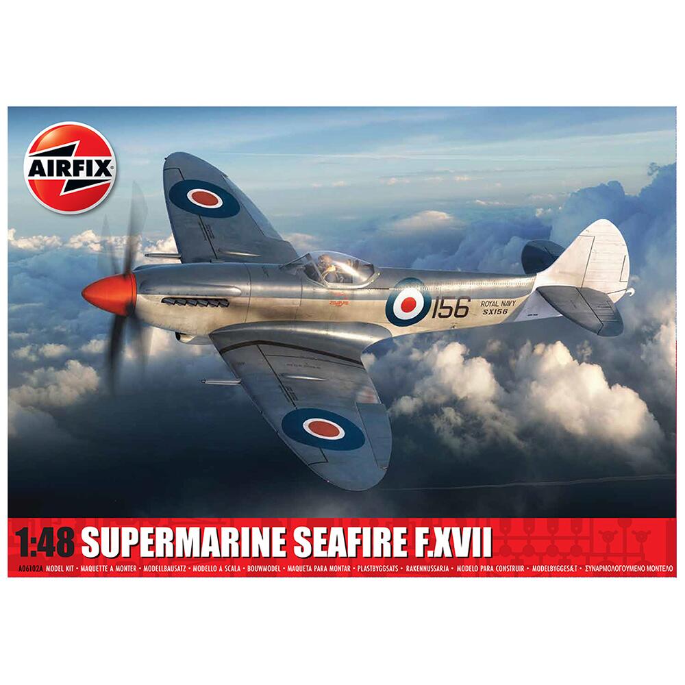 Airfix Supermarine Seafire F.XVII Model Kit A06102A Scale 1/48