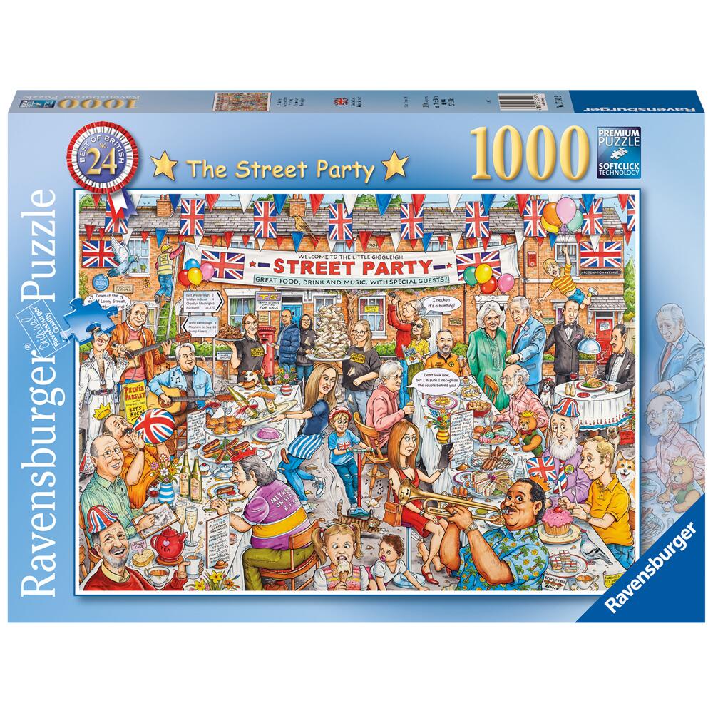 Ravensburger Best of British No 24 The Street Party 1000 Piece Puzzle 17549