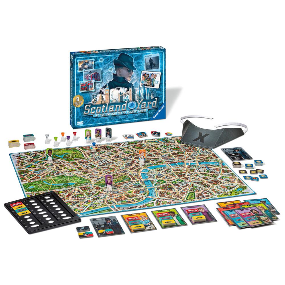Ravensburger Scotland Yard The Thrilling Hunt for Mr X Across London Board Game 27514
