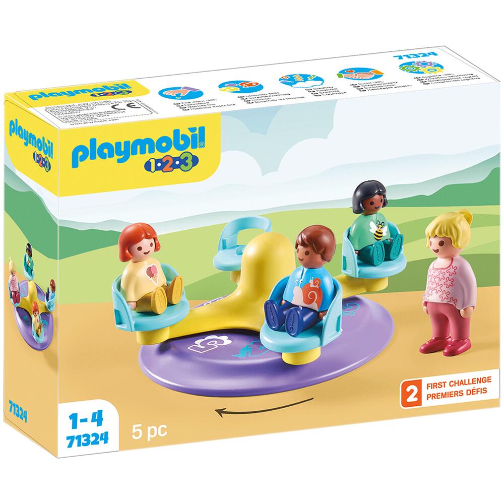 Playmobil 123 Number-Merry-Go-Round Playset 71324
