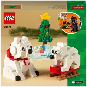 View 3 LEGO Wintertime Polar Bears Building Set 40571