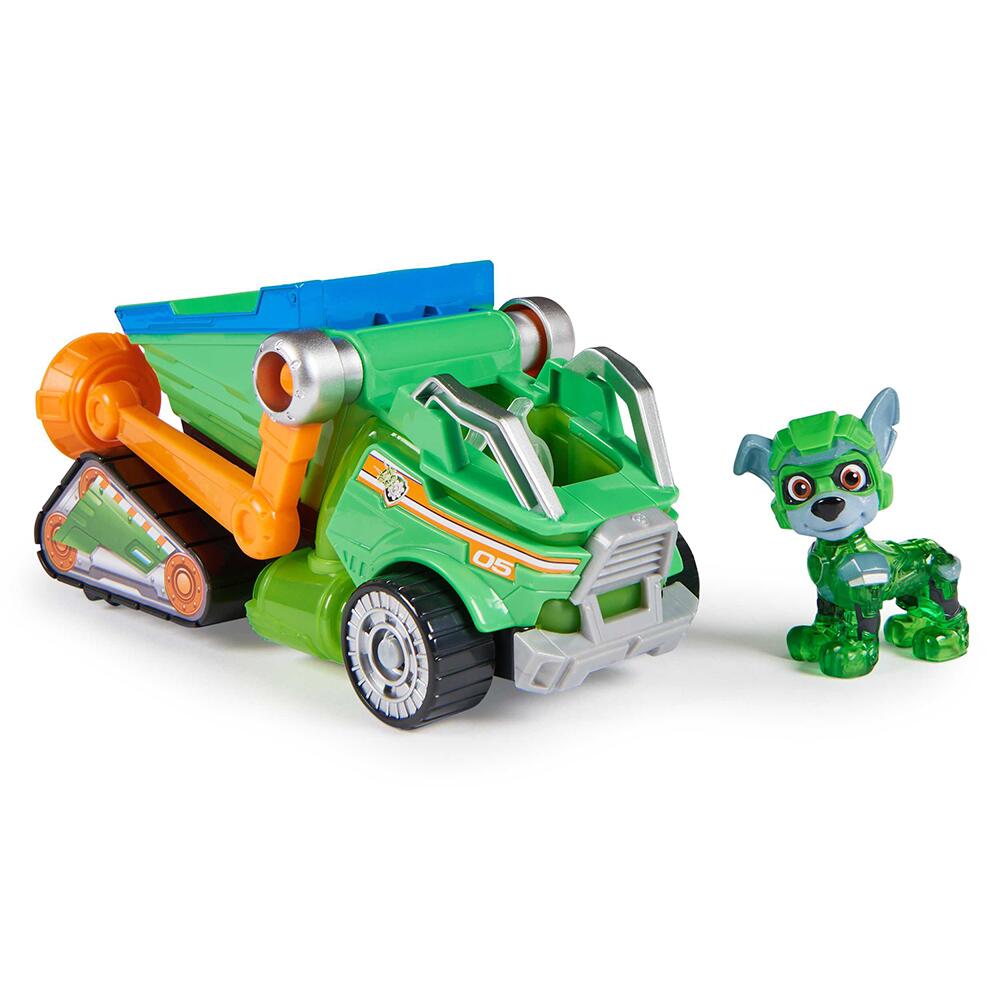 PAW Patrol The Mighty Movie ROCKY and RECYCLING TRUCK