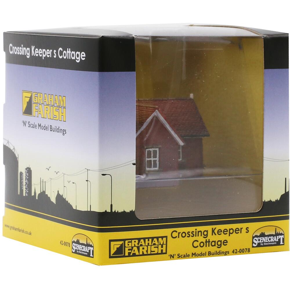 Scenecraft Graham Farish Crossing Keeper's Cottage Model Railway N Gauge