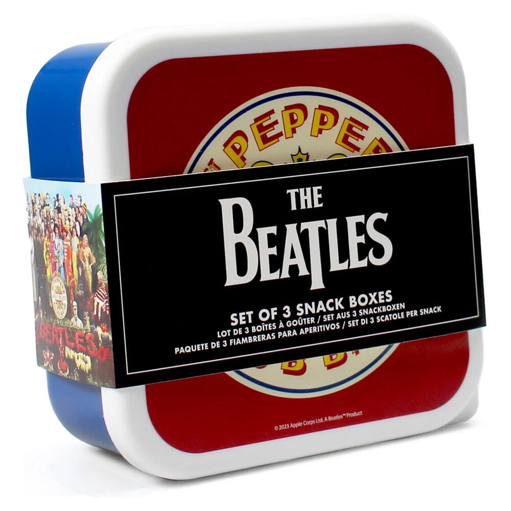 The Beatles Sgt. Pepper Snack Boxes Set of 3 LBOX3BTS01