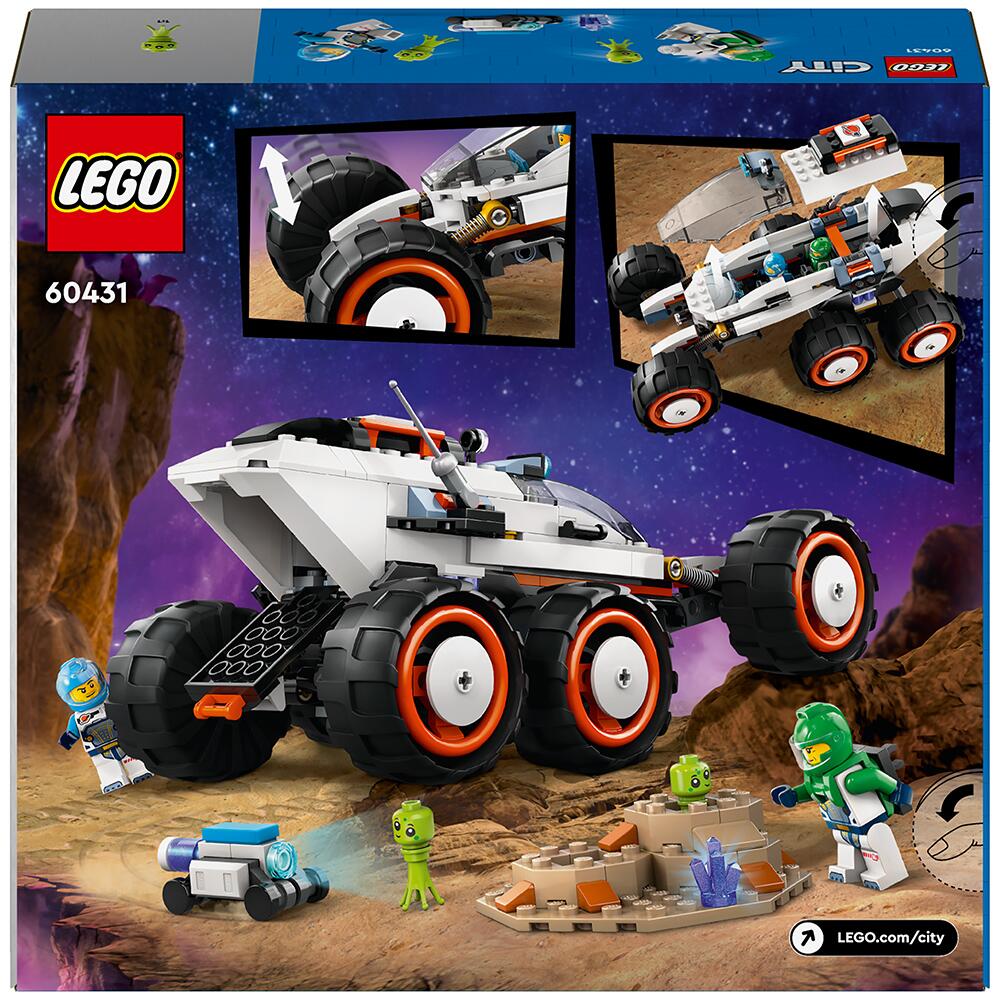 LEGO City Space Explorer Rover and Alien Life Set 60431 Ages 6+