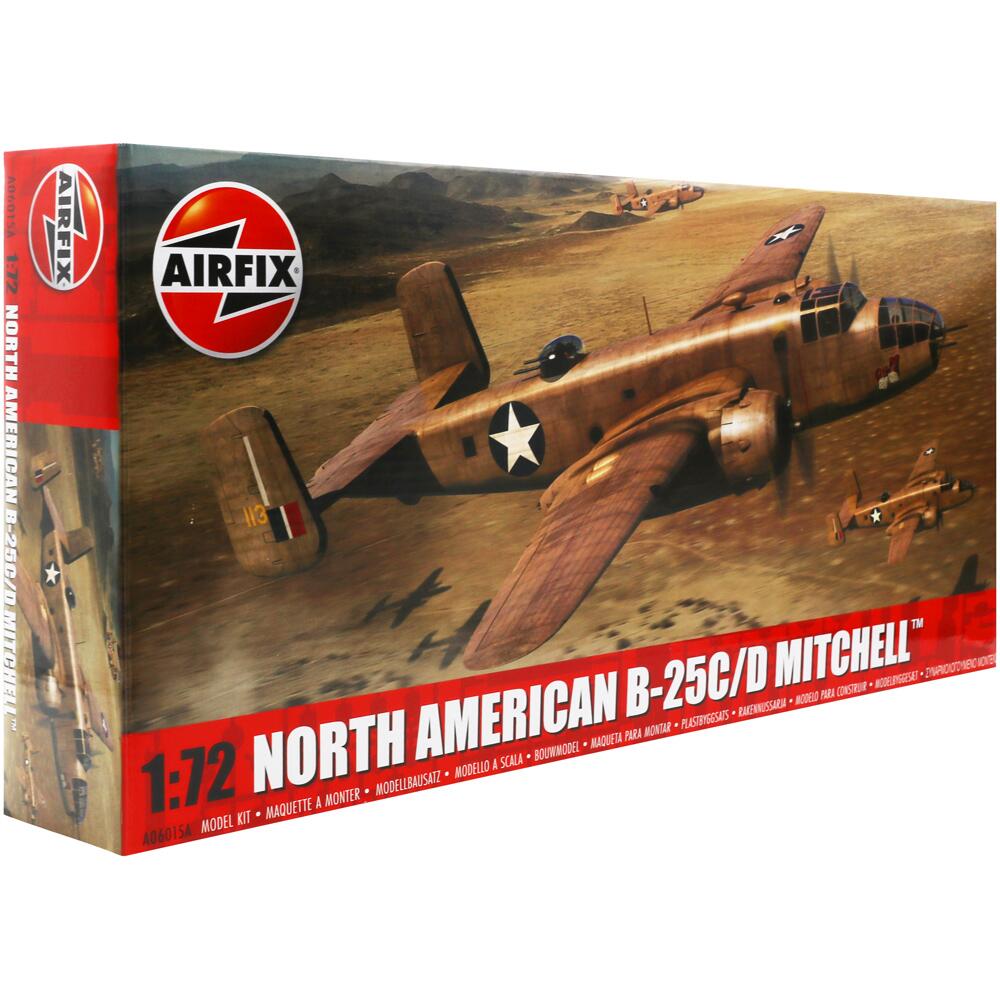 Airifx North American B-25C/D MITCHELL Aircraft Model Kit A06015A Scale 1:72