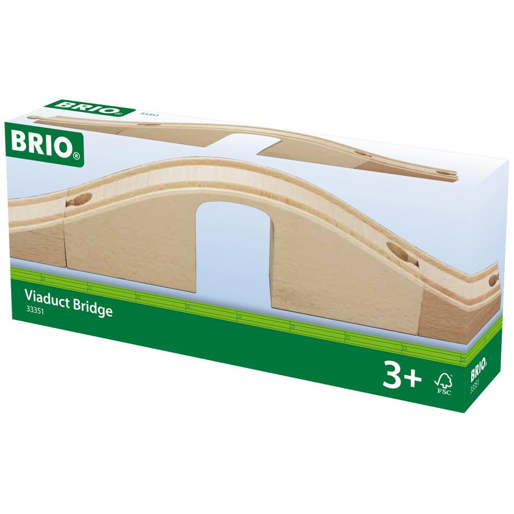 BRIO World Viaduct Bridge Accessory Set for Wooden Railways 33351