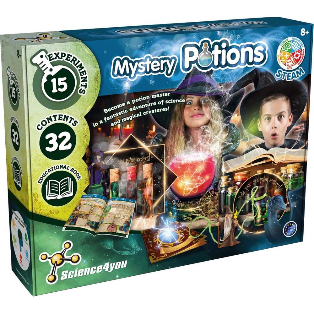 Science4You Mystery Potions Educational STEAM Set for Ages 8+ 80003450