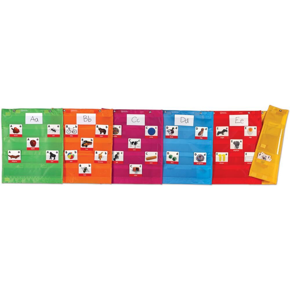 Learning Resources Magnetic Pocket Chart Squares - Set of Six