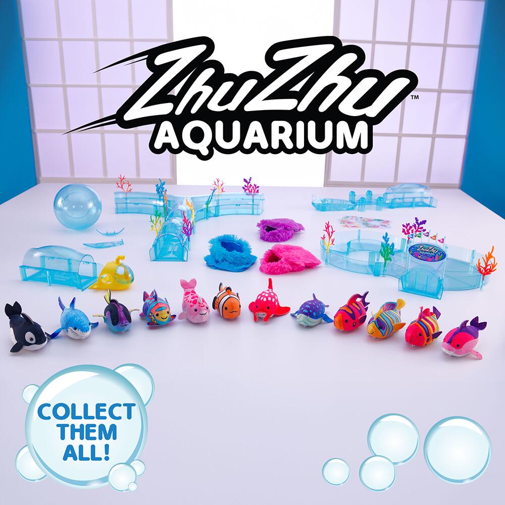 Zhu Zhu Aquarium Electronic Pet Fish Toy FLIP THE ORCA