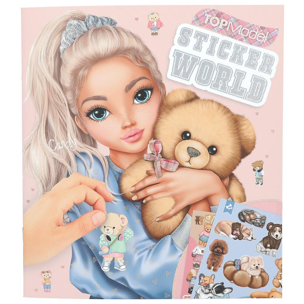 Depesche TOPModel Team Teddy Sticker World Book 13209_A