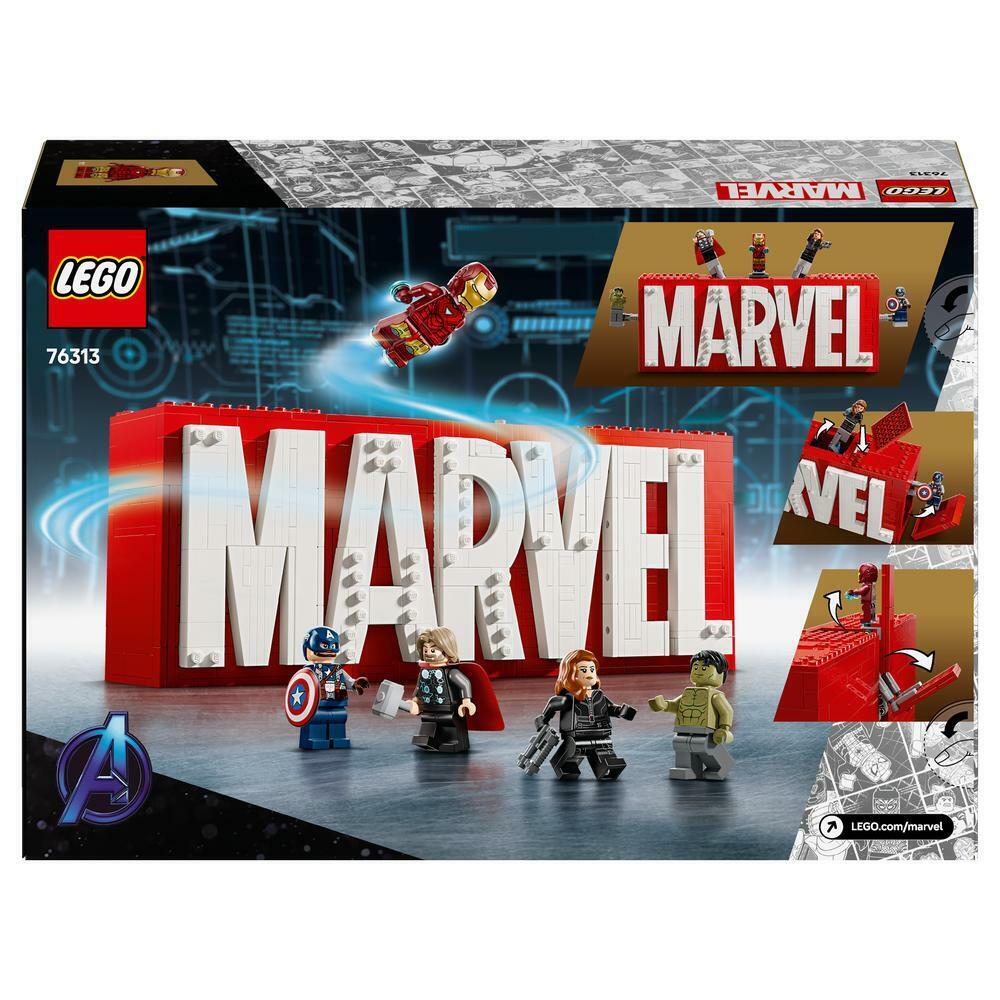 Marvel Lego Minifigures Set LEGO Marvel Logo Minifigures Set 76313