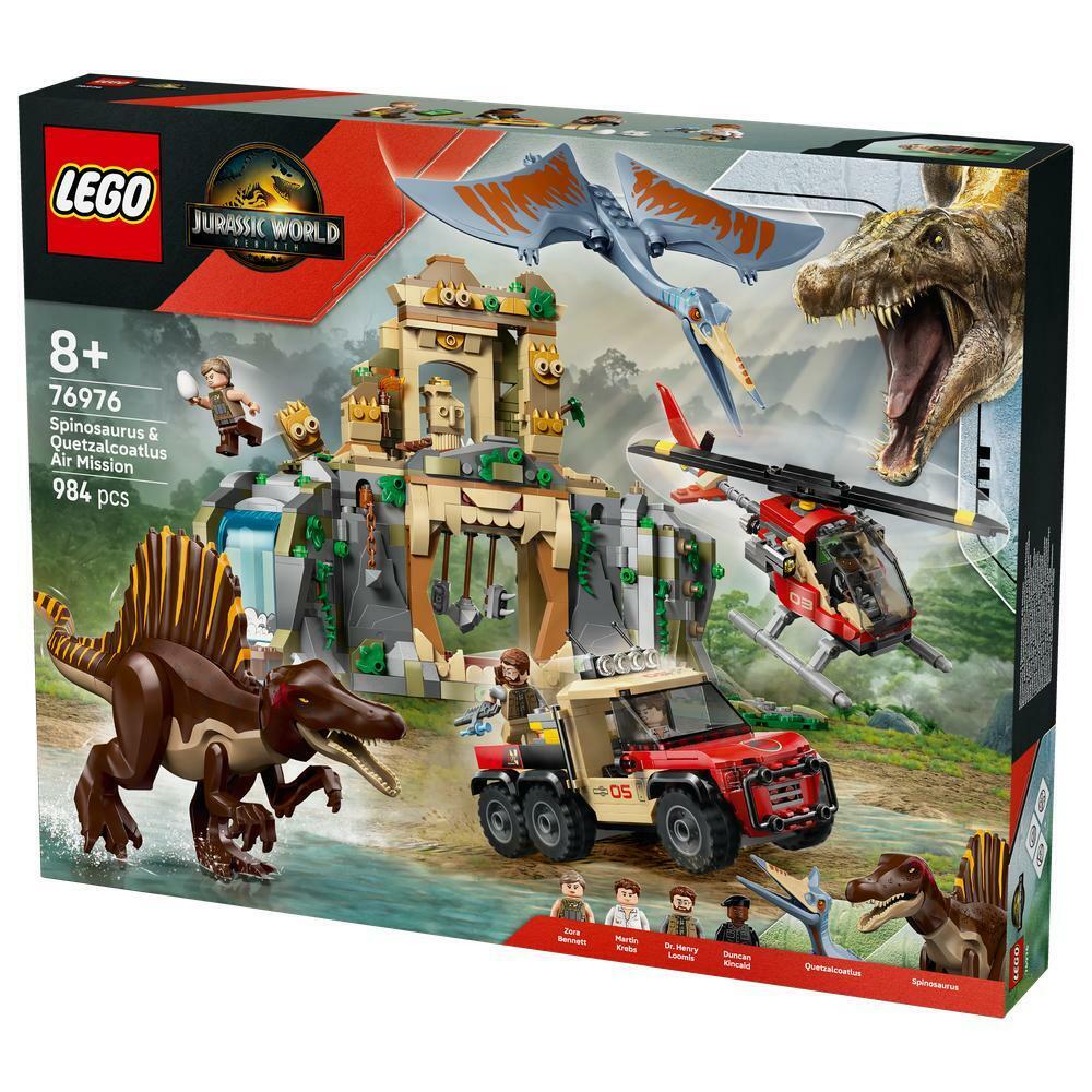 LEGO Jurassic World Spinosaurus & Quetzalcoatlus Air Mission 6533327