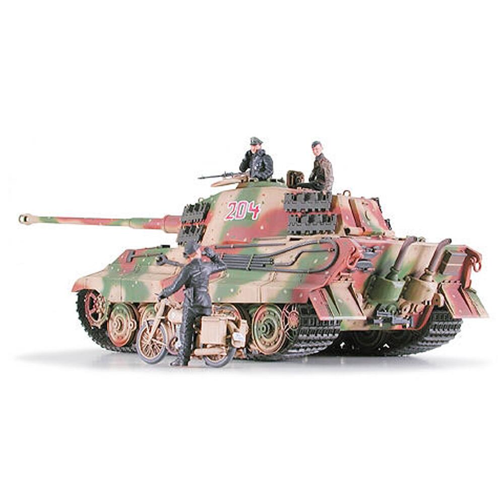 Tamiya German King Tiger Tank Ardennes Front Model Kit Set 35252