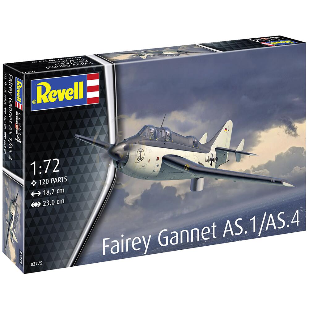 Revell Fairey Gannet AS.1/AS.4 Military Aircraft Model Kit Scale 1:72 03775