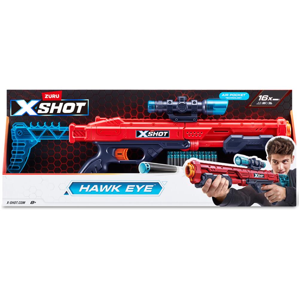 X-Shot Excel Hawk Eye Dart Blaster with 16 Projectiles 36435