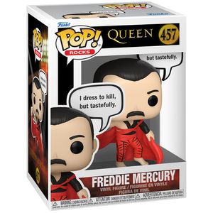 View 3 Funko POP! Rocks Freddie Mercury I Dress to Kill Quote Vinyl Figure #457 83832