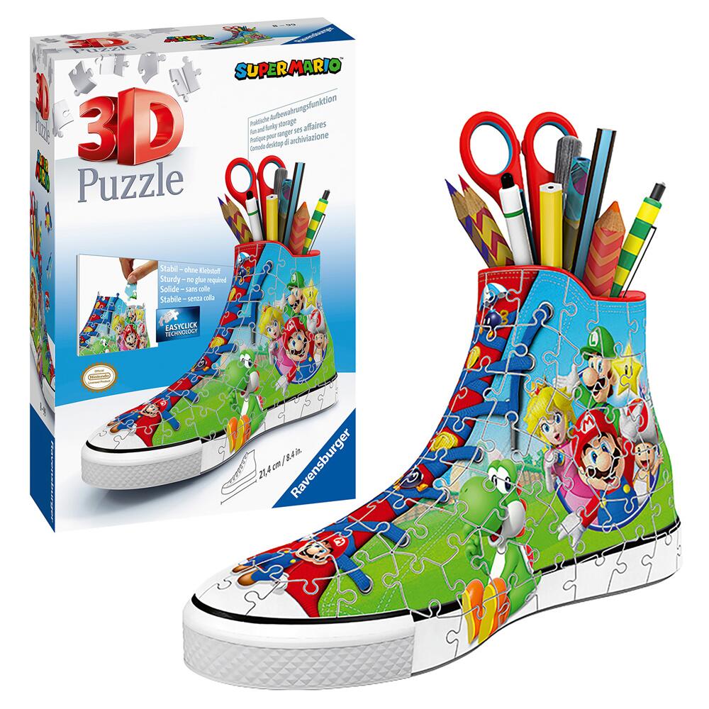 Ravensburger Super Mario Sneaker 108 Piece 3D Jigsaw Puzzle