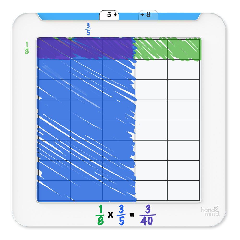 Learning Resources Hand2Mind Build-A-Grid Magnetic Demonstration Set