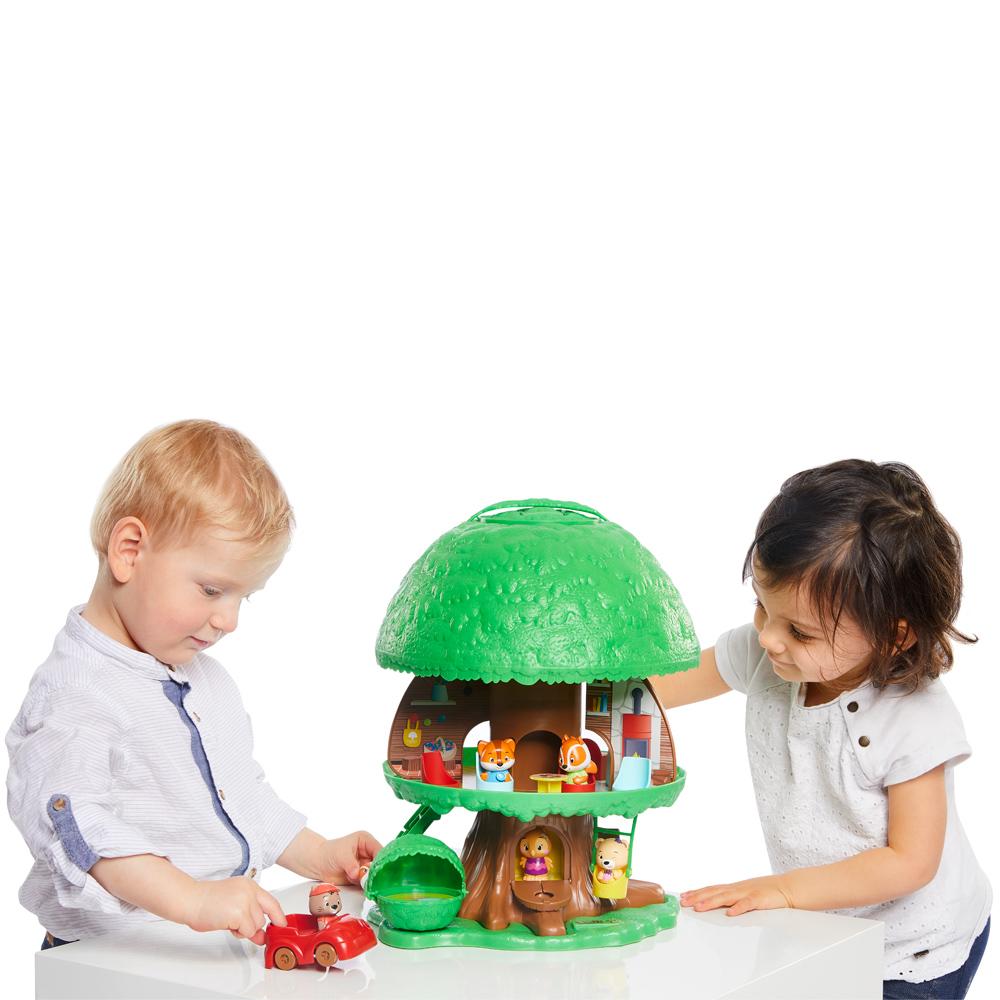 Timber Tots Tree House with Carry Handle Playset