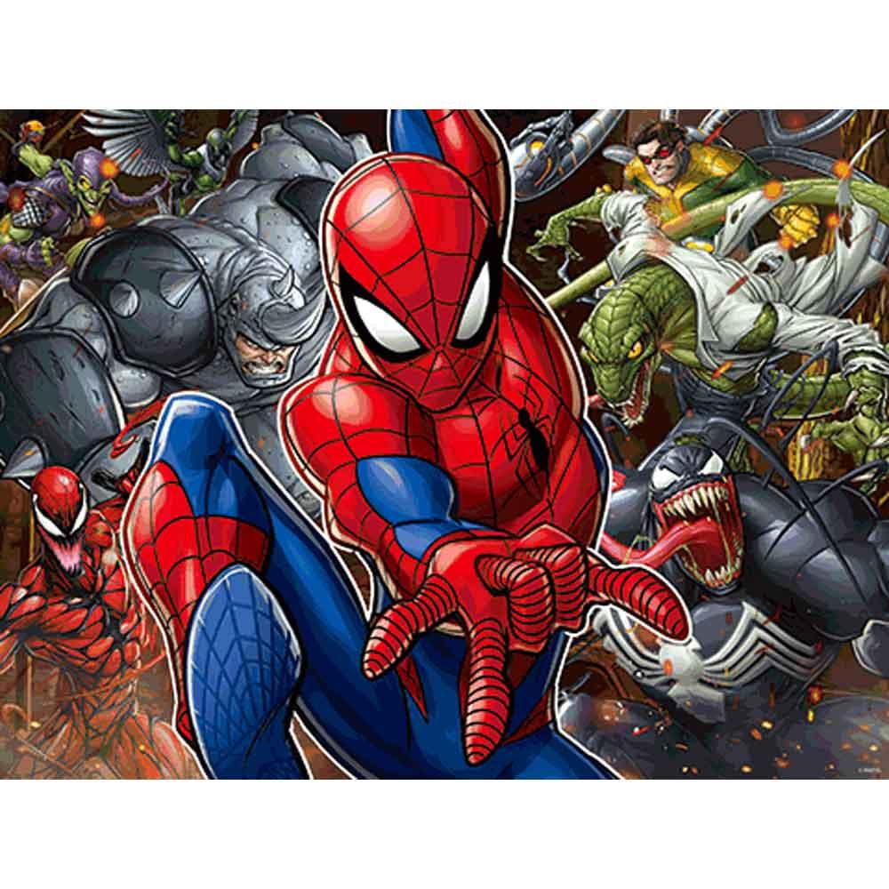 Marvel spiderman puzzle 24 pieces 2 en 1, puzzle