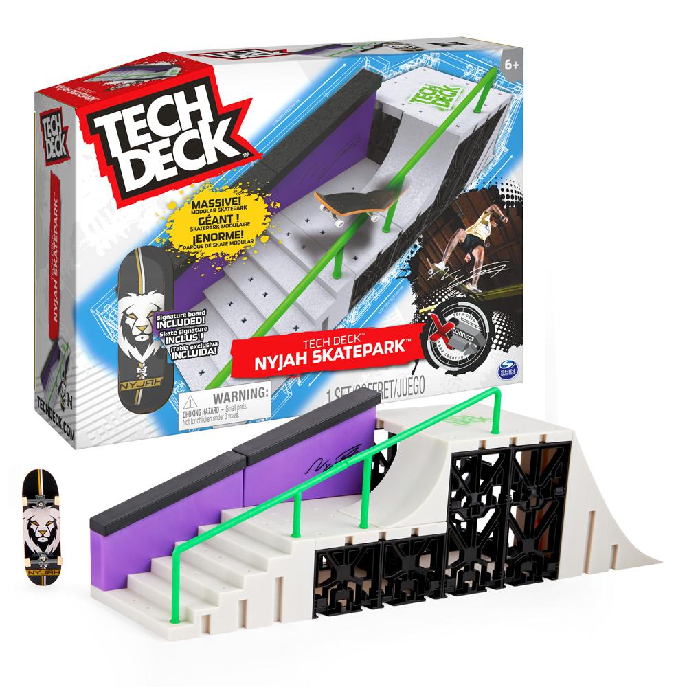 Tech Deck Nyjah Skatepark Modular Toy with Exclusive Fingerboard
