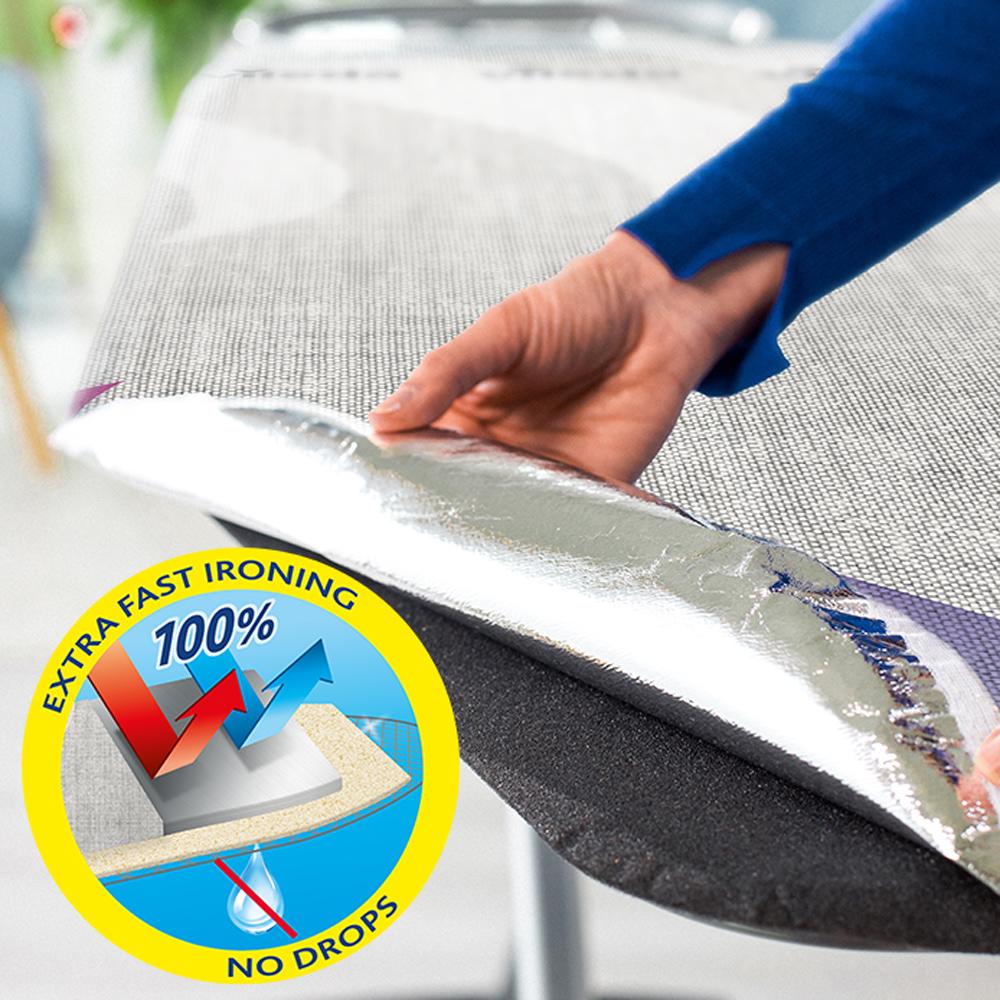 View 3 Vileda Total Reflect Ironing Board Cover Quick Fix Medium and Large Size 163263