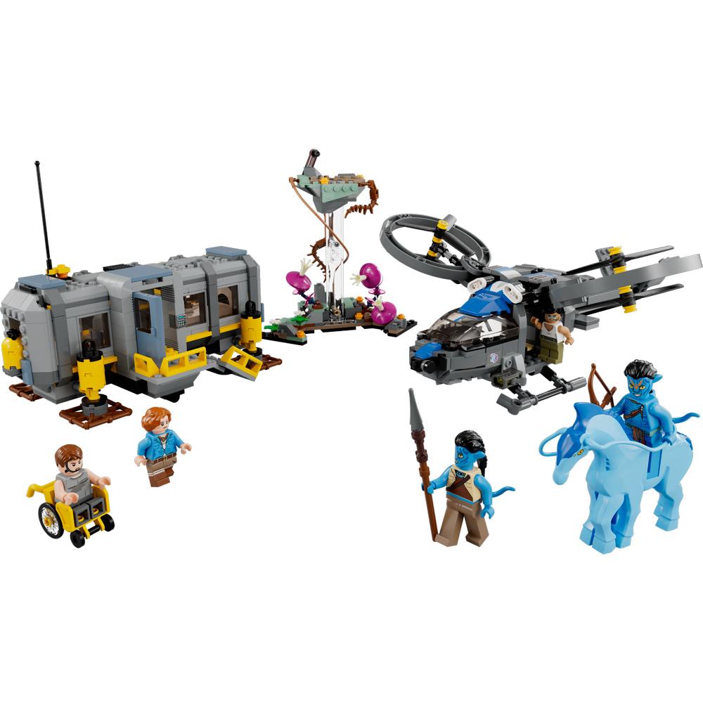 View 2 LEGO Avatar Floating Mountains Site 26 and RDA Samson 887 Piece Set 75573 Age 9+ 75573
