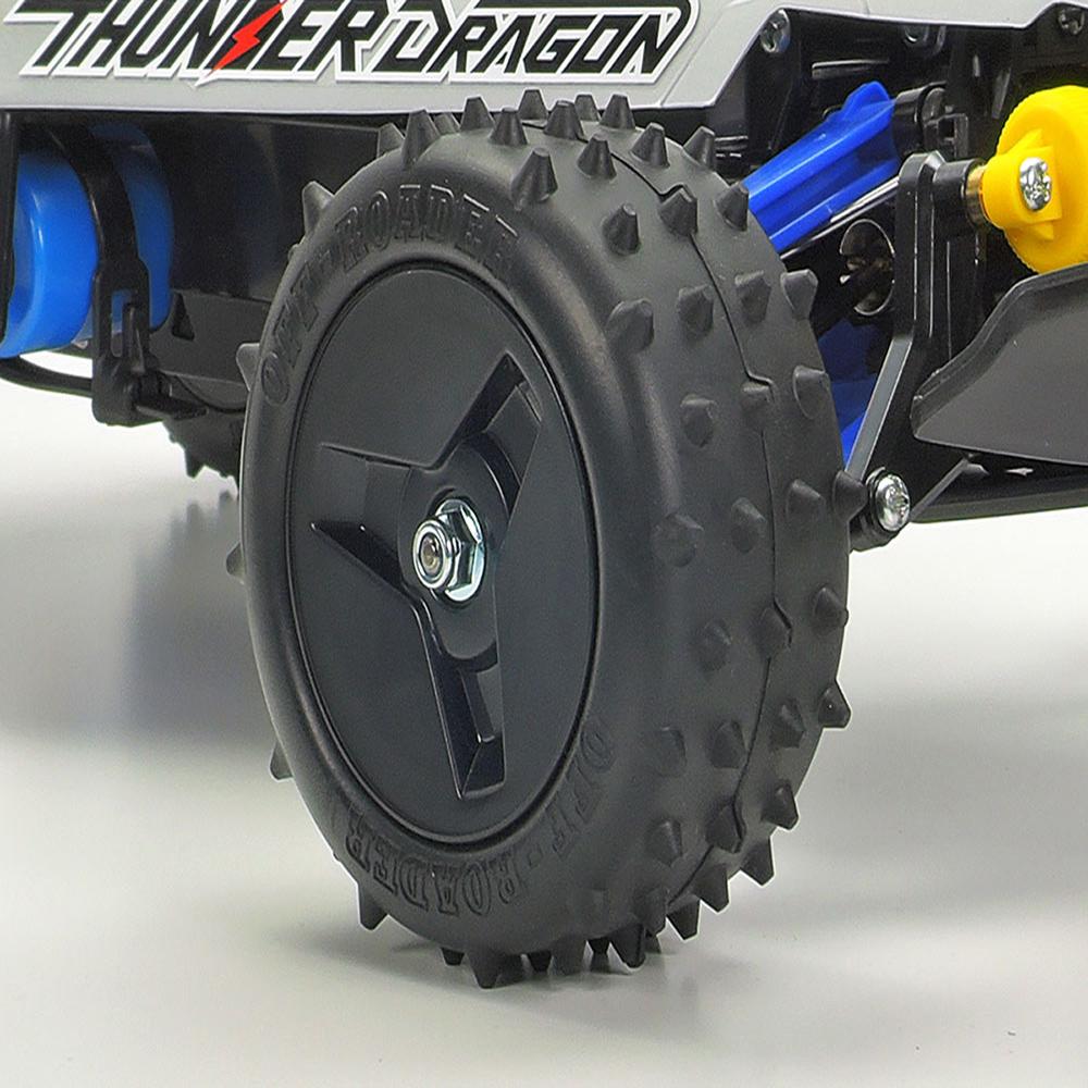 View 3 Tamiya Thunder Dragon RC High Performance 4WD Off Road Car Model Kit Scale 1/10 47458