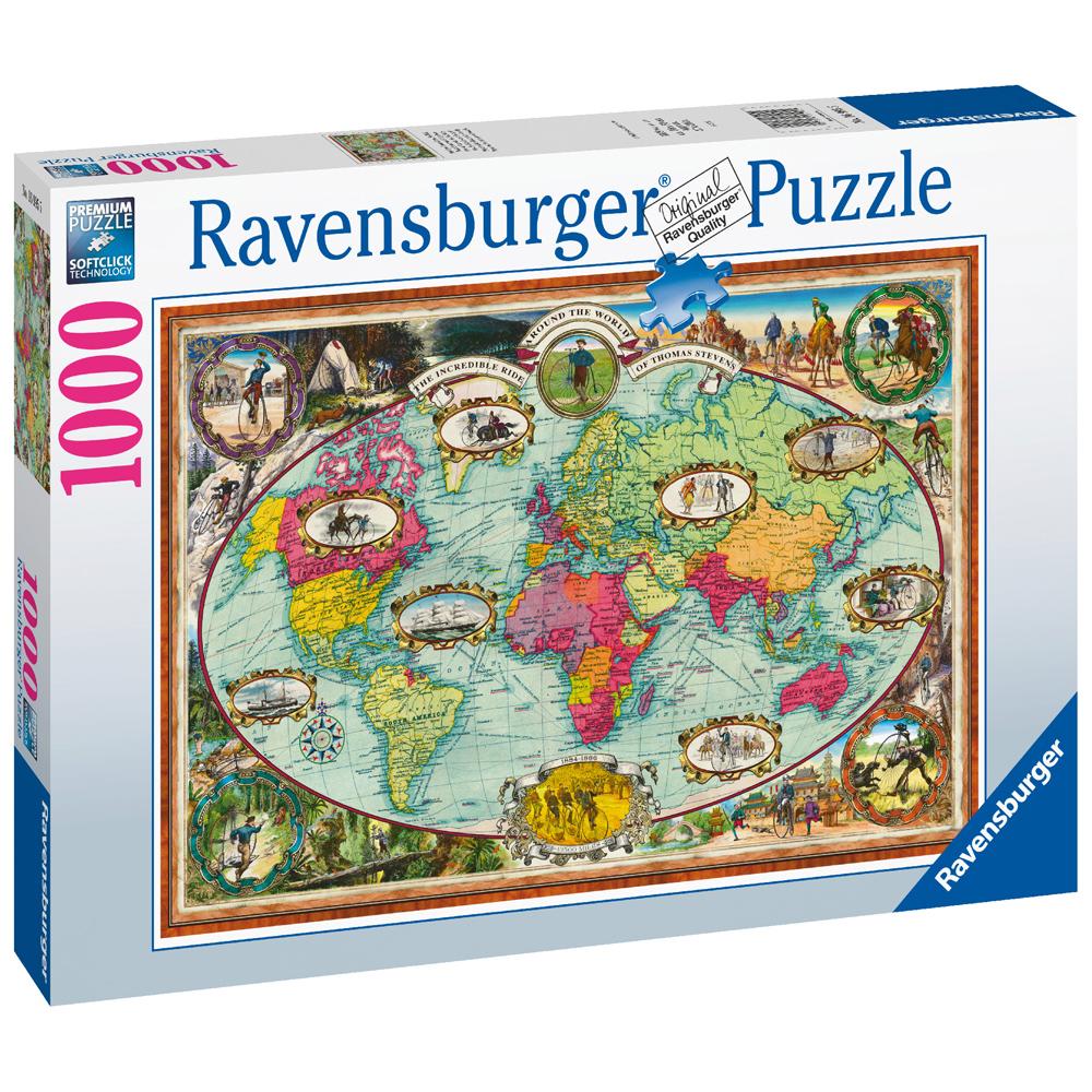 Ravensburger Bicycles Ride Around the World Jigsaw Puzzle 1000 Piece Ages 12+ 16995