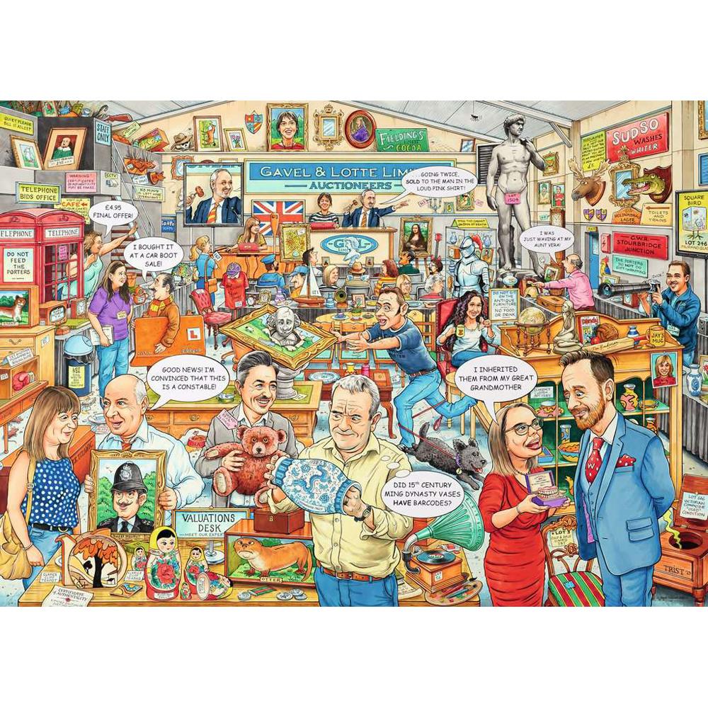 Ravensburger Puzzle 1000 Pezzi Best Of British No.23 – The Auction, Per Adulti E Ragazzi Dai 12 Anni, 70x50 Cm - 2