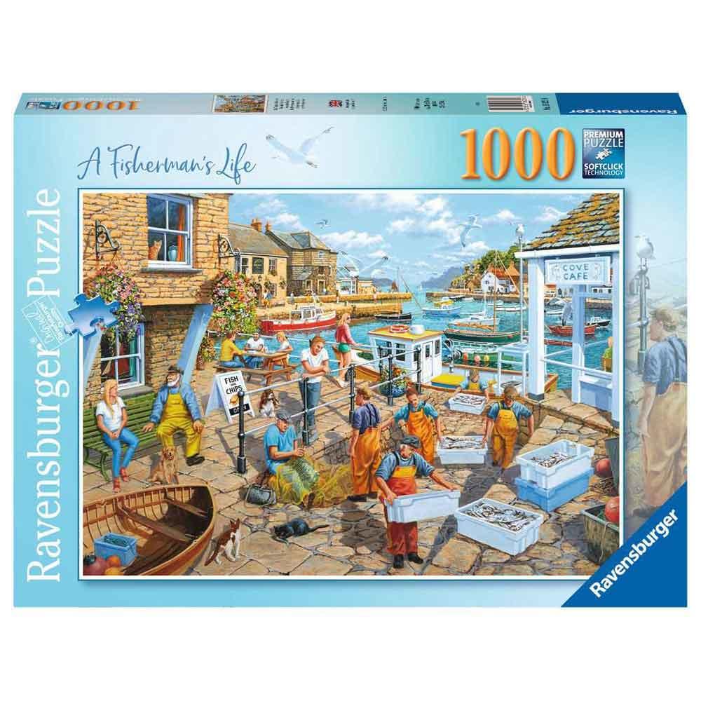 Ravensburger A Fishermans Life 1000 Piece Jigsaw Puzzle 16921