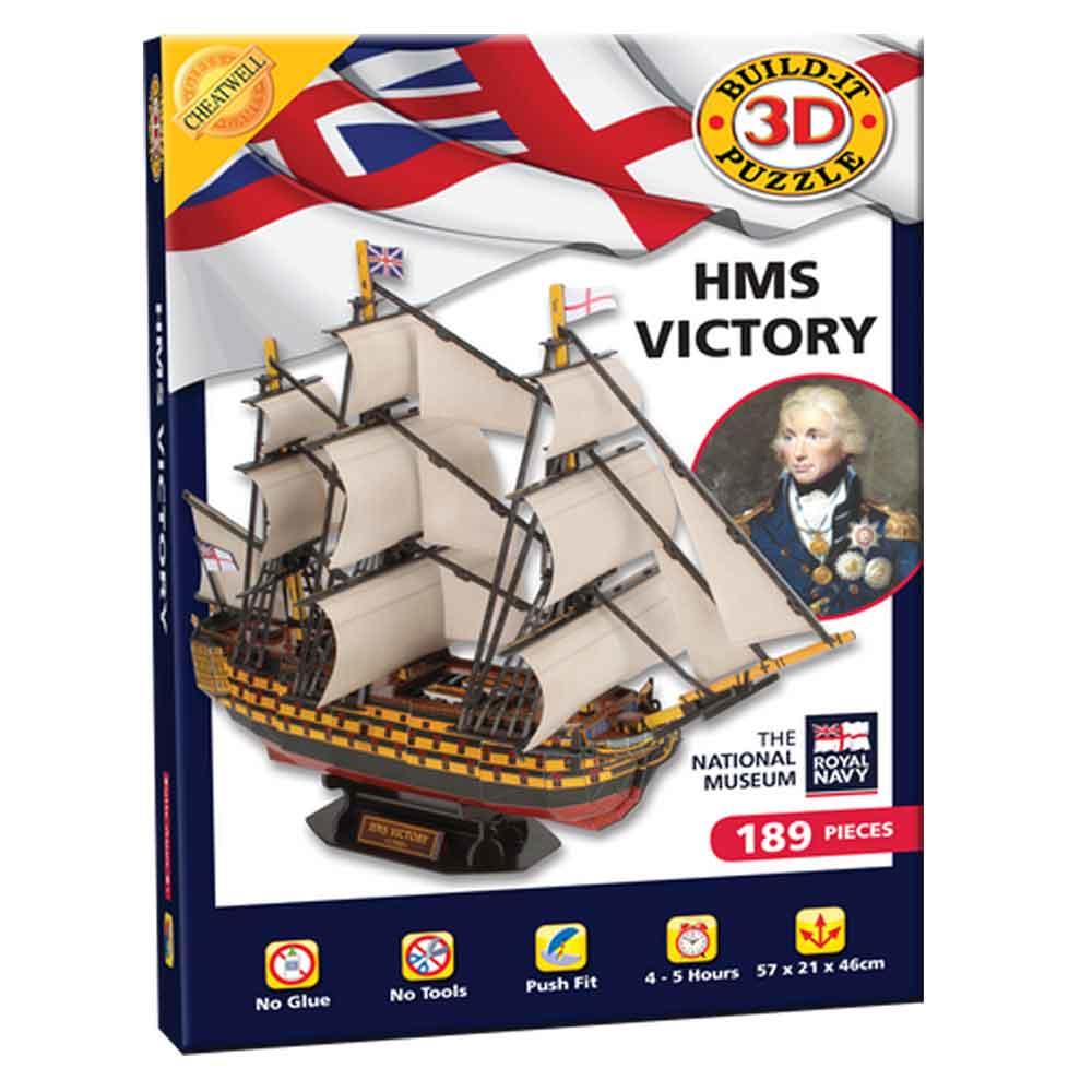 Cheatwell HMS Victory 189 Piece 3D Jigsaw Puzzle 02392