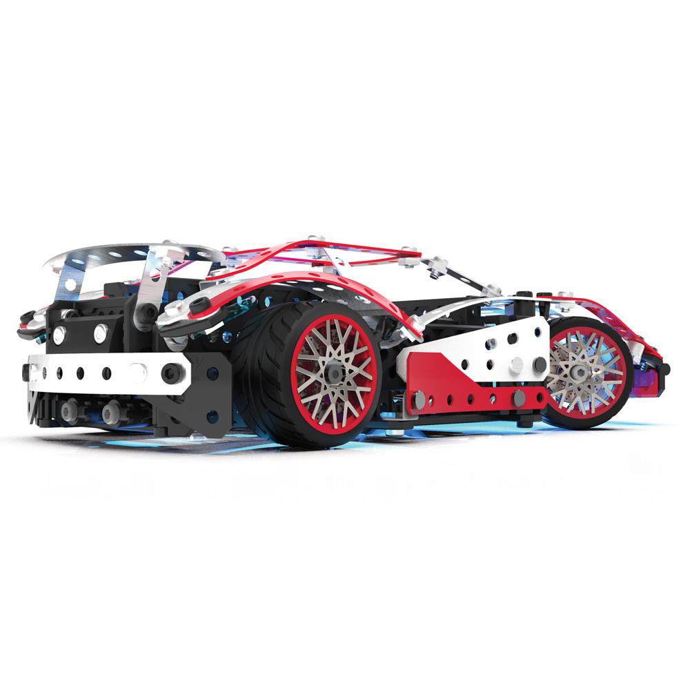 View 3 Meccano Supercar 25 in 1 Model Building Set with Working Lights for Ages 10+ 6062054