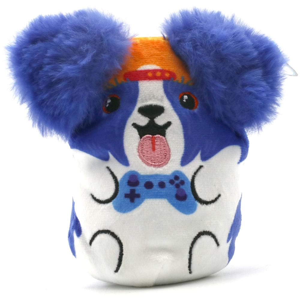 Dogs vs Squirls Bean Plush Toy 10cm Tall for Ages 4+ WINSTON NEWFOUNDLAND #87 V2000-WINSTON