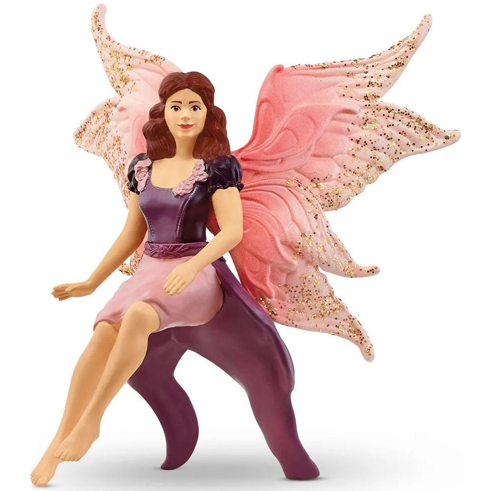 View 4 Schleich Bayala Fairy In Flight on Glam Owl Figure Set for Ages 5-12 70789