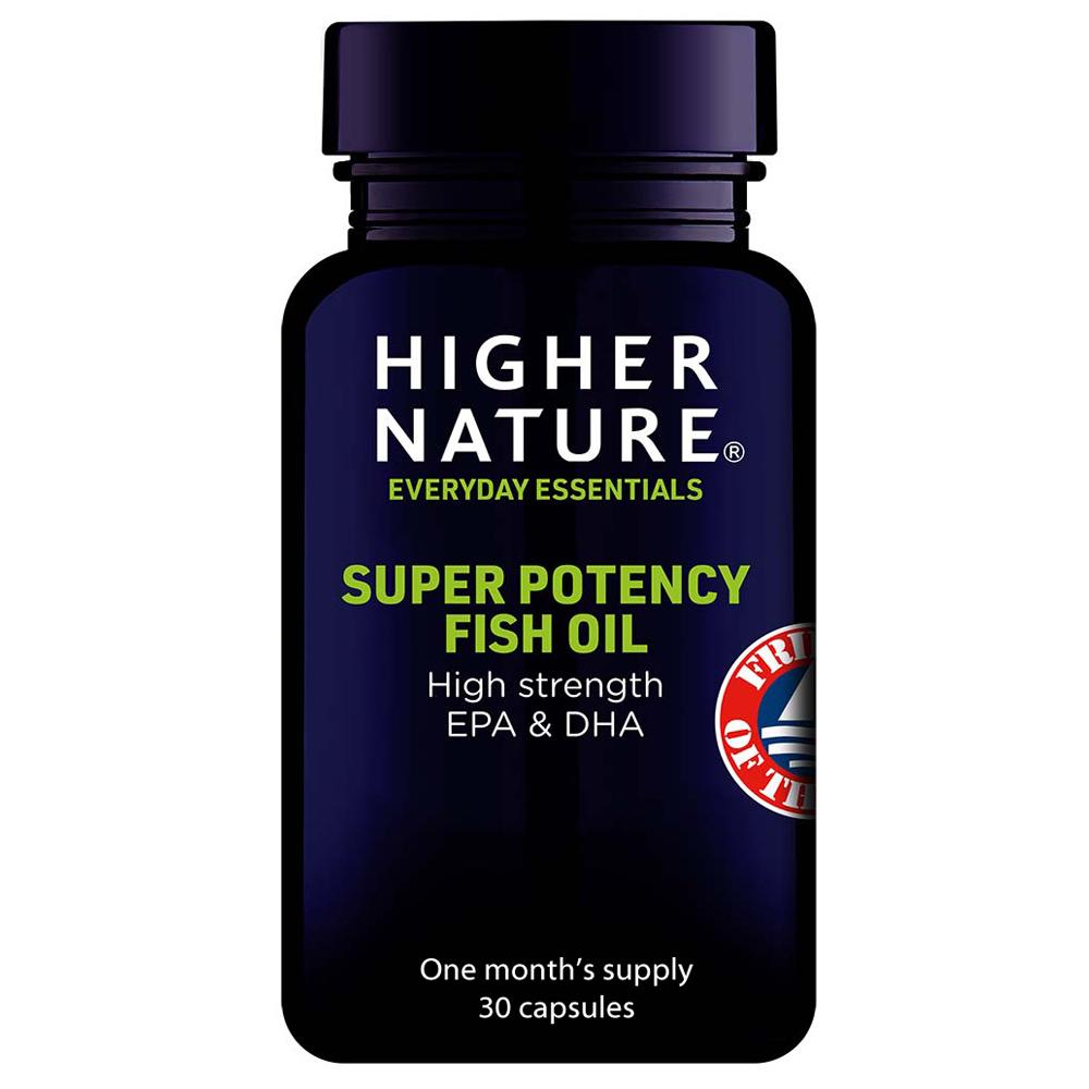 Higher Nature Super Potency Fish Oil 30 Capsules FISH030