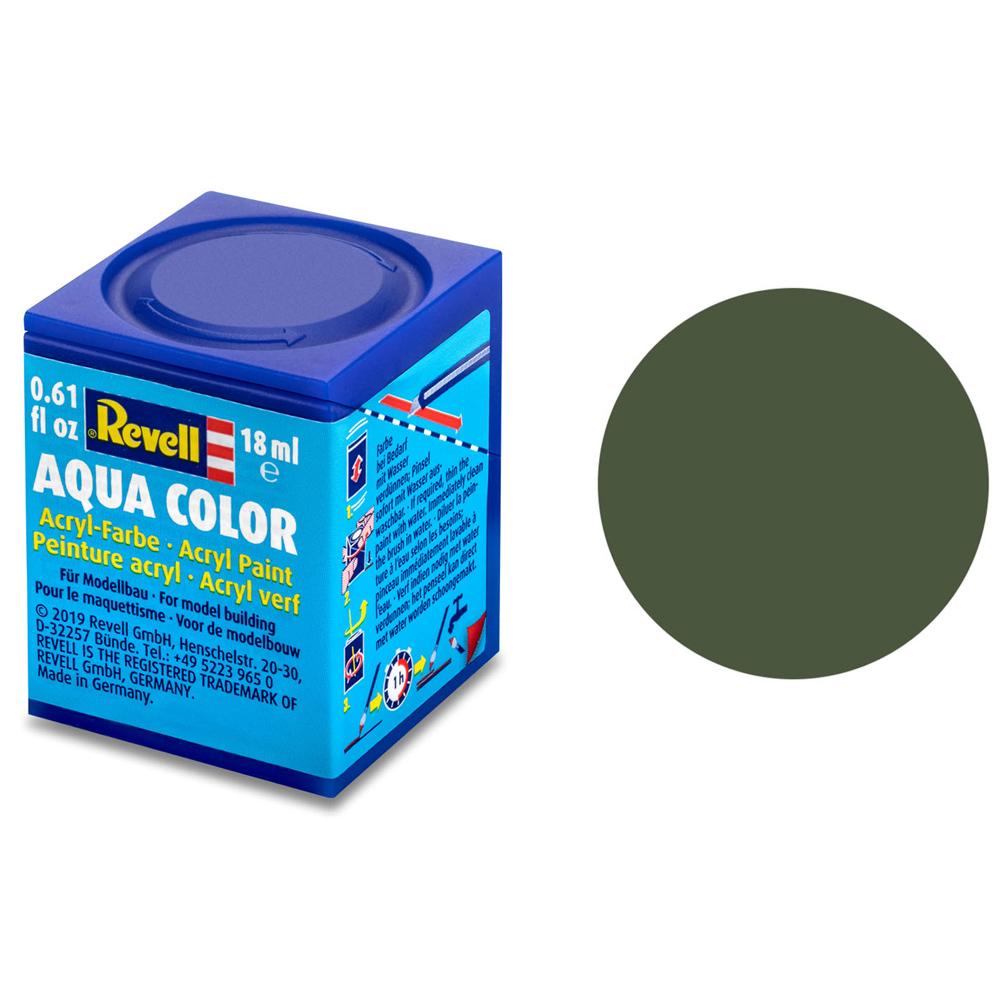 Revell Aqua Solid Matt - Bronze Green 65 RV36165