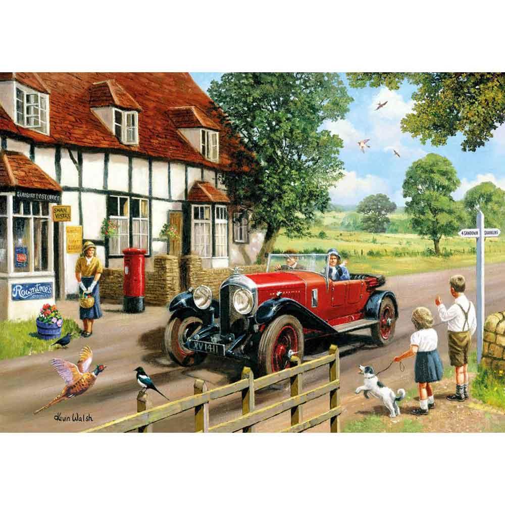 View 2 Kidicraft Out In The Country Kevin Walsh Nostalgia 1000 Piece Jigsaw Puzzle 33013