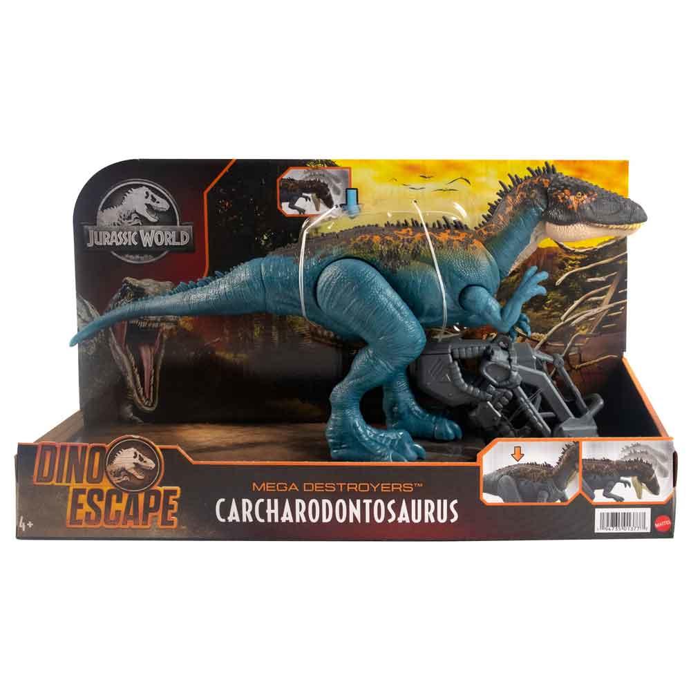 Jurassic World Dino Escape Mega Destroyers BLUE CARCHARODONTOSAURUS Figure HCM04