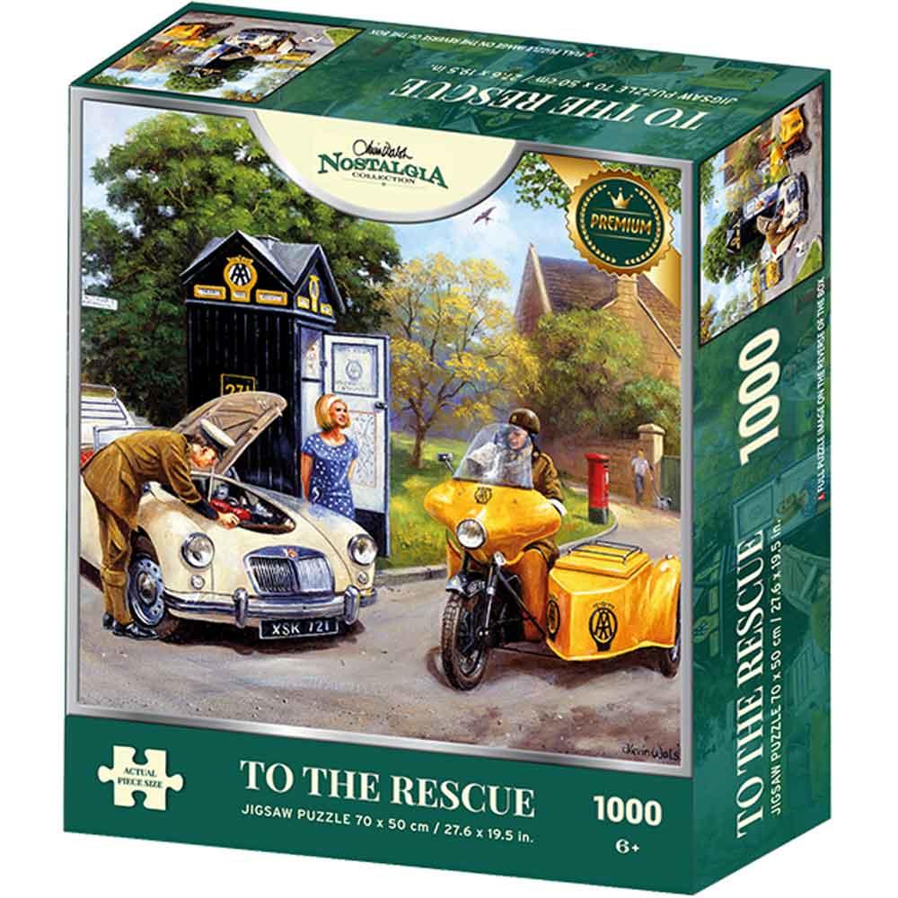 Kidicraft Kevin Walsh Nostalgia To The Rescue 1000 Piece Premium Jigsaw Puzzle K33024