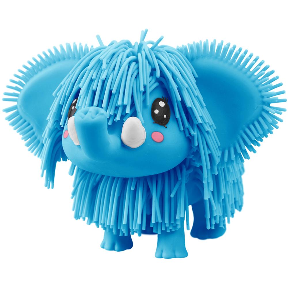 View 2 Jiggly Pets Elephant Electronic Pet Toy in BLUE with Music and Motion JP009-BLUE