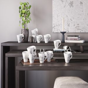 View 5 Villeroy & Boch Modern Cities Collection ROMA 310ml Porcelain Mug BOXED 10-1628-5105