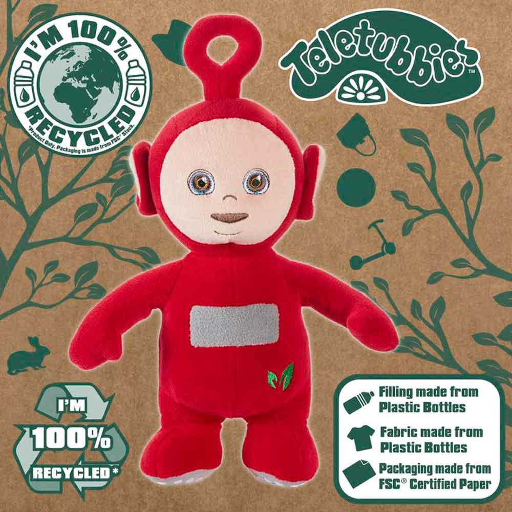 View 3 Teletubbies Po Soft Toy Recycled Eco Range Plush for Ages 18 Months+ 0EP-07608